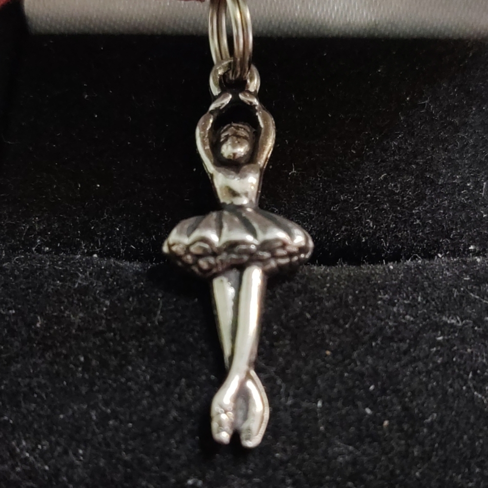 Ballerina Sterling Silver Charm/Pendent